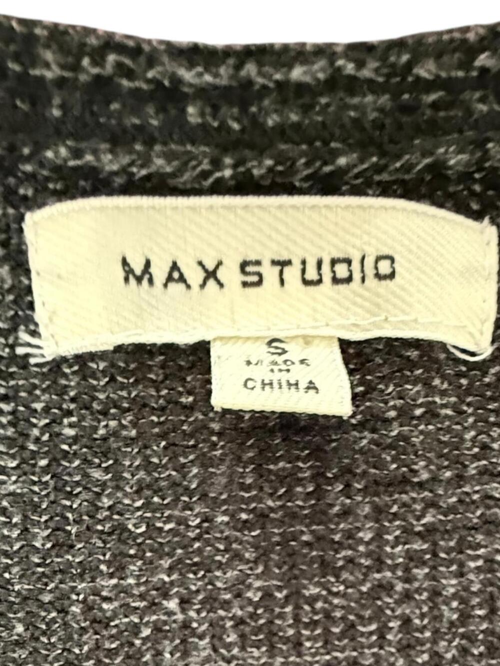 Max Studio Charcoal Knit Wrap Dress – Size S - Picture 3 of 5